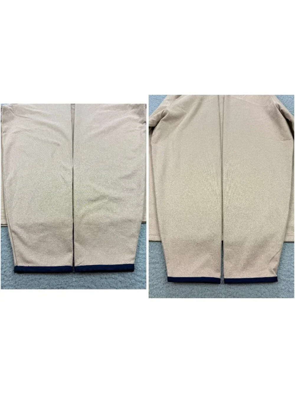 RLX Ralph Lauren Sweater Men XXL 2XL Beige Performance Jersey 1/4 Zip Golf Shirt